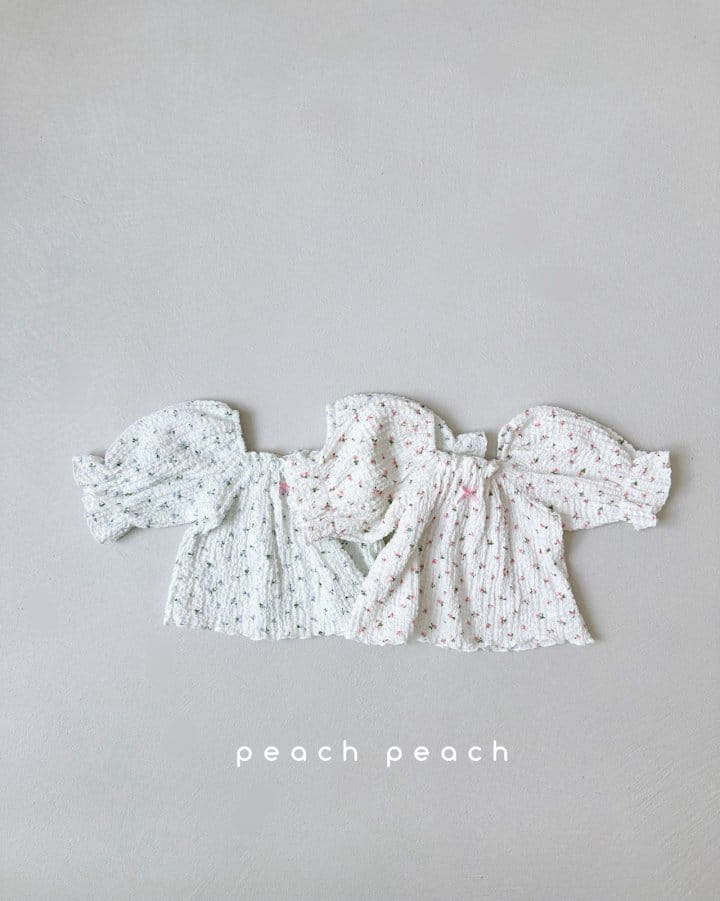 Peach peach - Korean Children Fashion - #kidsshorts - Madeleine Blouse - 7