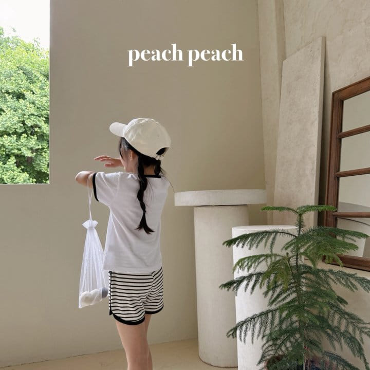 Peach peach - Korean Children Fashion - #kidsstore - Butter Tee - 9