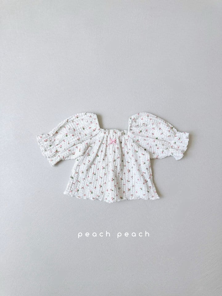 Peach peach - Korean Children Fashion - #kidsstore - Madeleine Blouse - 8