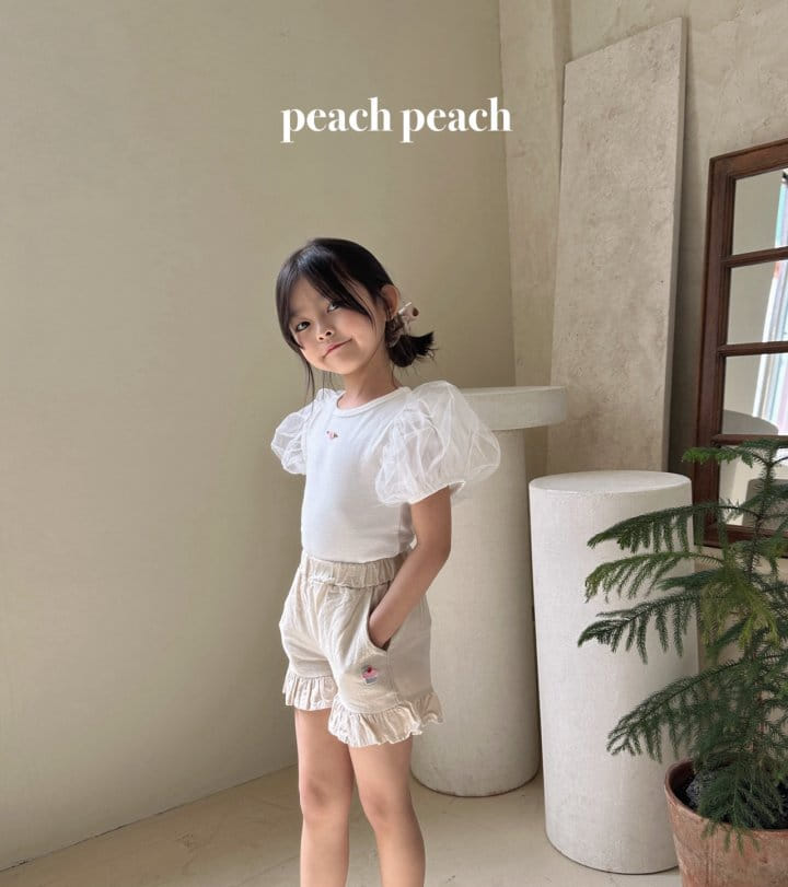 Peach peach - Korean Children Fashion - #littlefashionista - Nana Tee