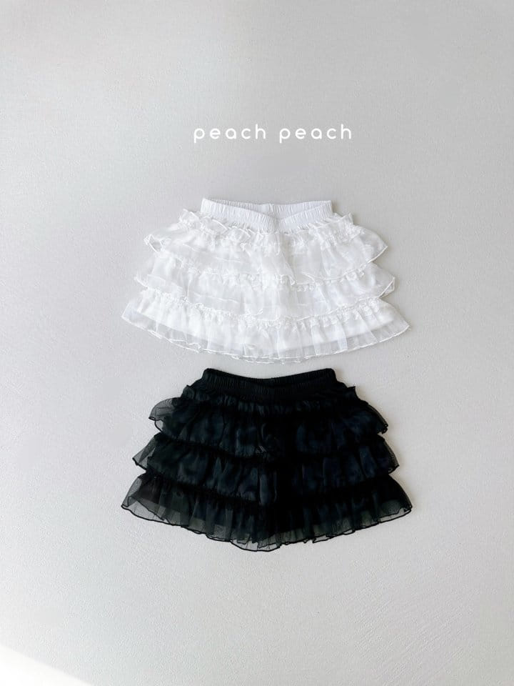 Peach peach - Korean Children Fashion - #magicofchildhood - Hani Lace Skirt Pants - 7