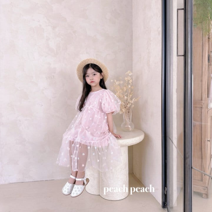 Peach peach - Korean Children Fashion - #magicofchildhood - Rose One-Piece - 9