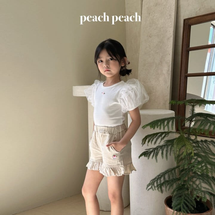 Peach peach - Korean Children Fashion - #minifashionista - Nana Tee - 3