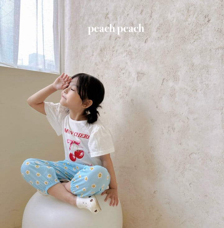 Peach peach - Korean Children Fashion - #minifashionista - Cherry Coke Tee