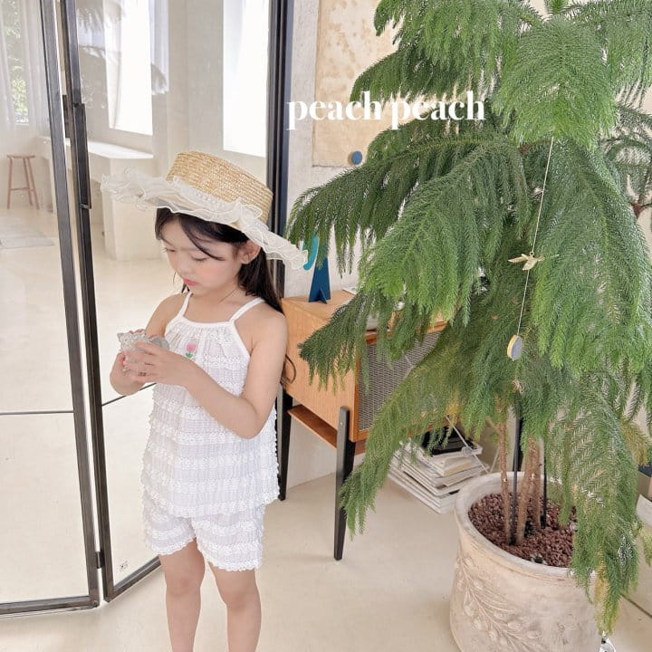 Peach peach - Korean Children Fashion - #minifashionista - Mary Top Bottom Set - 11