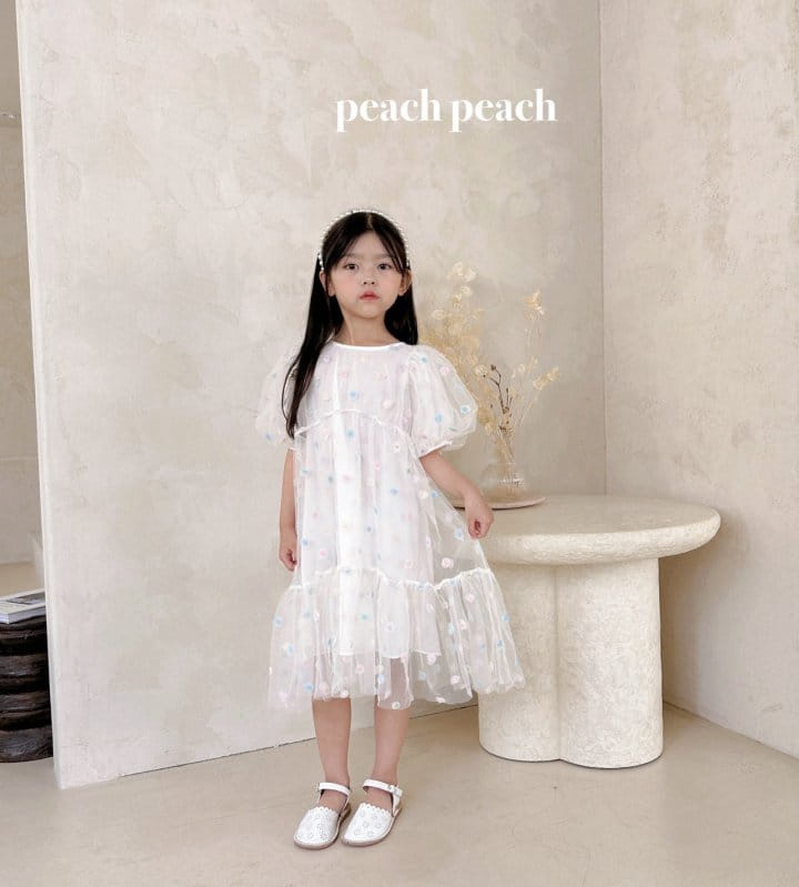 Peach peach - Korean Children Fashion - #minifashionista - Rose One-Piece - 10