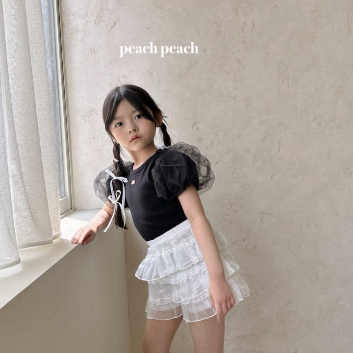 Peach peach - Korean Children Fashion - #minifashionista - Nana Tee - 4