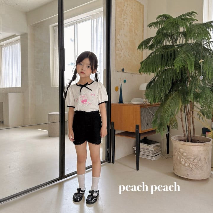 Peach peach - Korean Children Fashion - #prettylittlegirls - Ju Ju Tee - 3