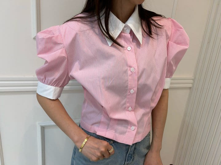 Pearls room - Korean Women Fashion - #shopsmall - Collar ST Shirt - 7