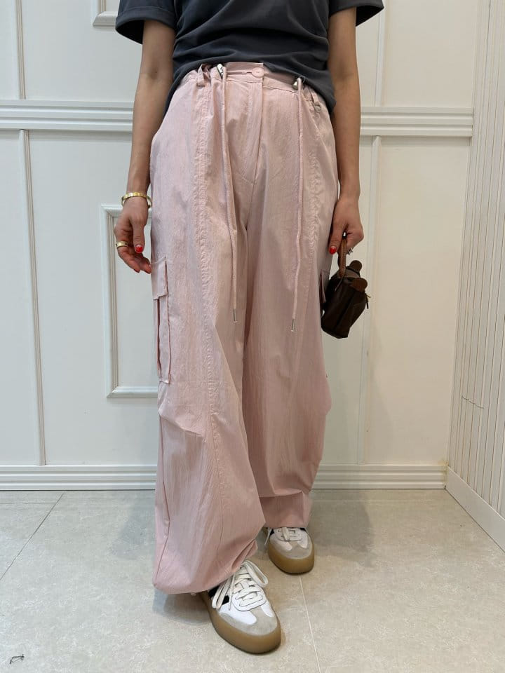 Pearls room - Korean Women Fashion - #romanticstyle - Cargo Pants - 4