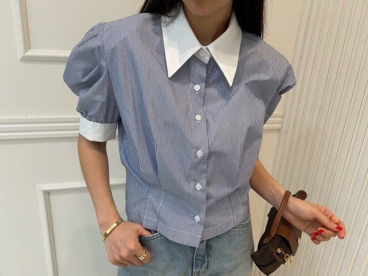 Pearls room - Korean Women Fashion - #thelittlethings - Collar ST Shirt - 9