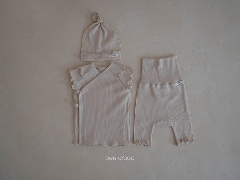 Peekaboo - Korean Baby Fashion - #babyoninstagram - Pioni Bonnet Set - 6