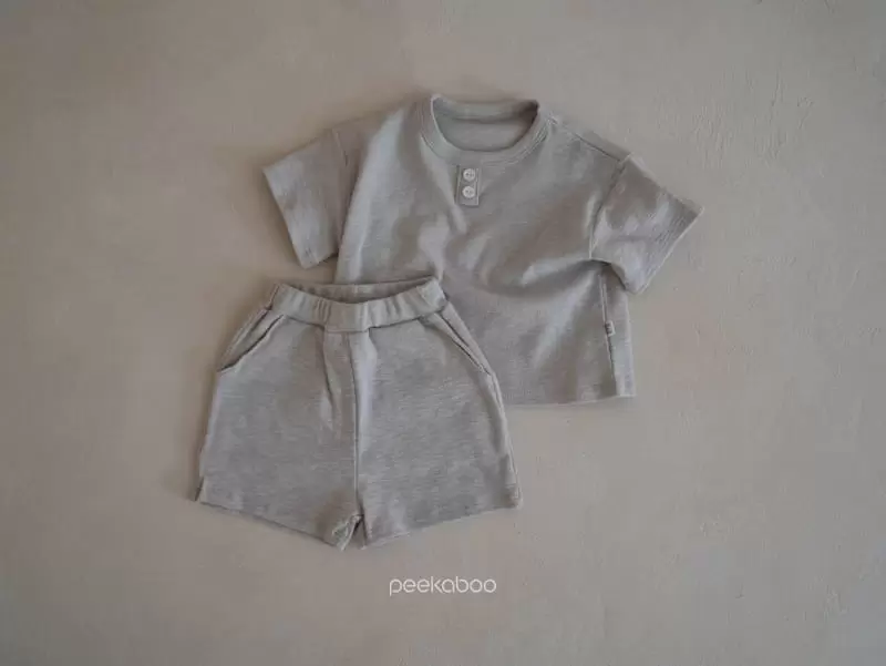 Peekaboo - Korean Baby Fashion - #babylifestyle - Gru Baby Top Bottom Set - 4
