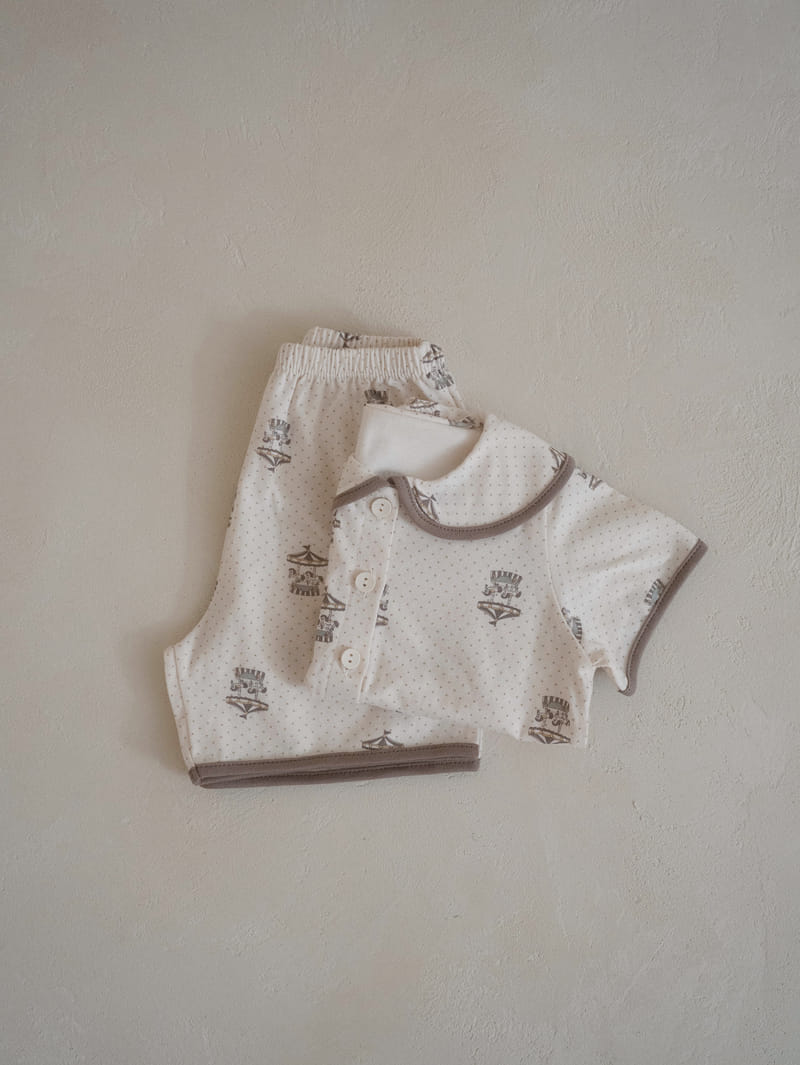 Peekaboo - Korean Baby Fashion - #babyootd - Orgel Baby Top Bottom Set