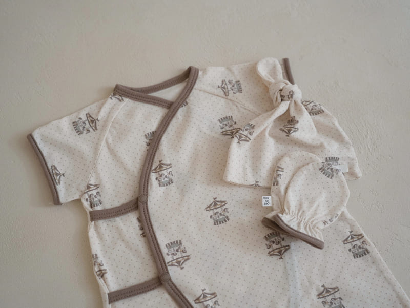 Peekaboo - Korean Baby Fashion - #babyoutfit - Orgel Bennet Set - 3