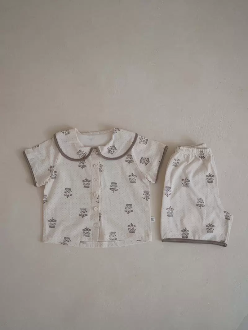 Peekaboo - Korean Children Fashion - #Kfashion4kids - Orgel Top Bottom Set