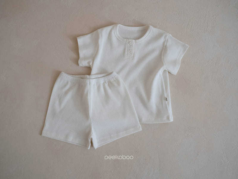 Peekaboo - Korean Children Fashion - #childrensboutique - Baker Top Bottom Set - 4