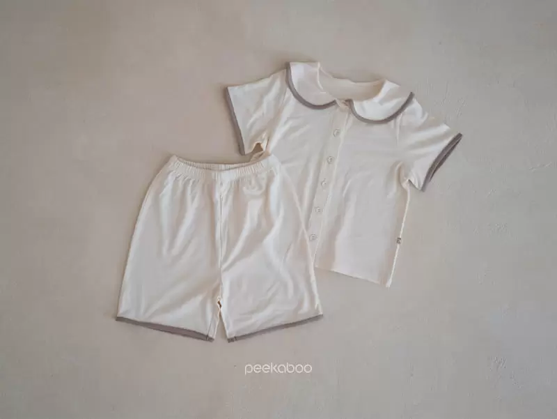 Peekaboo - Korean Children Fashion - #minifashionista - Mari Top Bottom Set - 3
