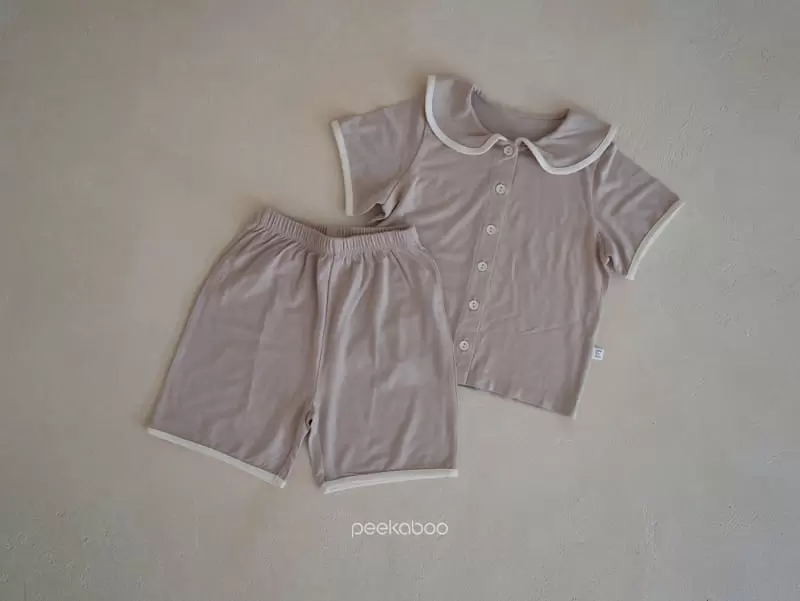 Peekaboo - Korean Children Fashion - #minifashionista - Mari Top Bottom Set - 4