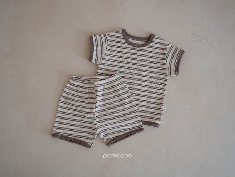 Peekaboo - Korean Children Fashion - #todddlerfashion - Paly Top Bottom Set - 3