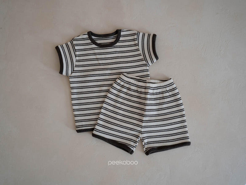 Peekaboo - Korean Children Fashion - #todddlerfashion - Paly Top Bottom Set - 4