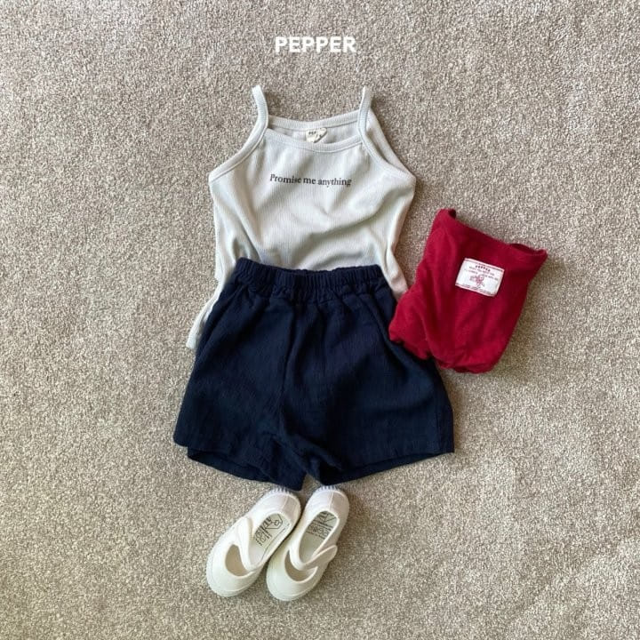 Pepper - Korean Children Fashion - #childrensboutique - Anything Rib Sleeveless Tee - 5