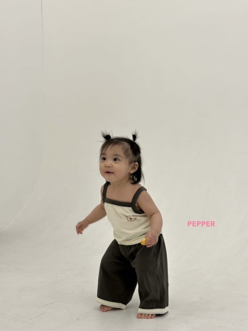 Pepper - Korean Children Fashion - #kidsshorts - Wide Color Pants - 3