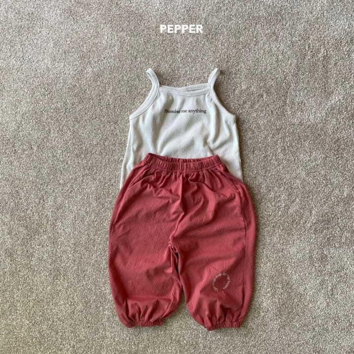Pepper - Korean Children Fashion - #kidsshorts - Tomato Jogger Pants - 4