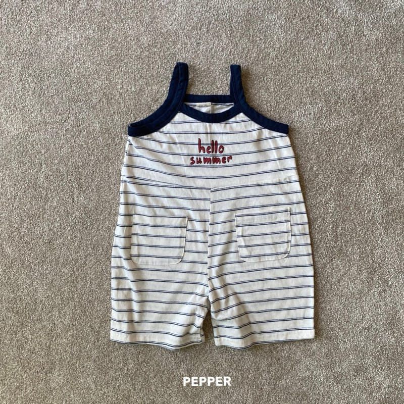 Pepper - Korean Children Fashion - #kidsstore - Hello Summer Overalls - 4