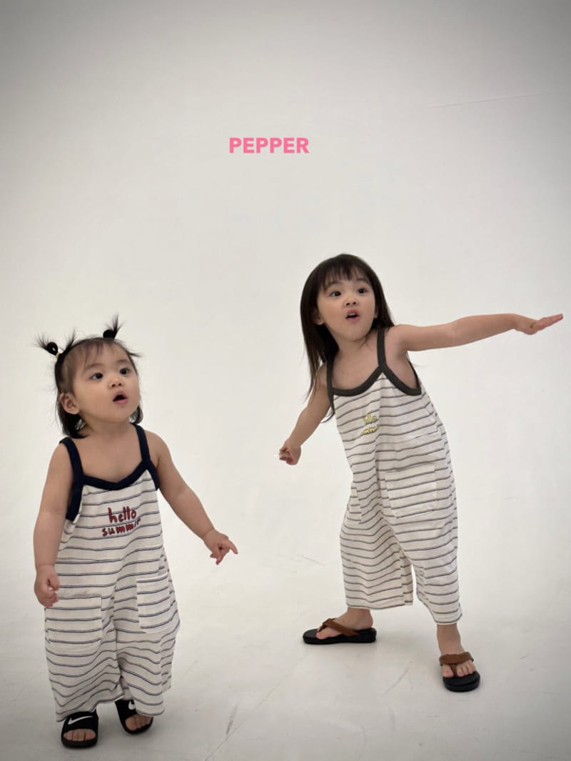 Pepper - Korean Children Fashion - #minifashionista - Hello Summer Overalls - 8