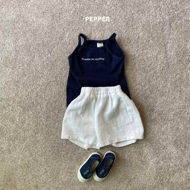 Pepper - Korean Children Fashion - #toddlerclothing - Anything Rib Sleeveless Tee - 2