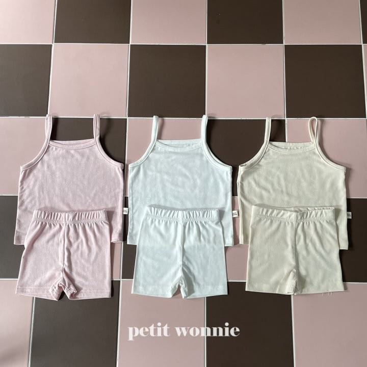 Petitwonnie - Korean Children Fashion - #Kfashion4kids - Basic 1+1 Top Bottom Set - 9