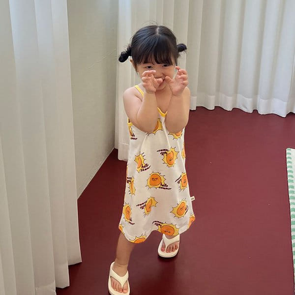 Petitwonnie - Korean Children Fashion - #childrensboutique - Sunny Summer String Sleeveless One-Piece