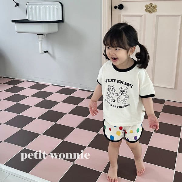 Petitwonnie - Korean Children Fashion - #fashionkids - Enjoy Tee