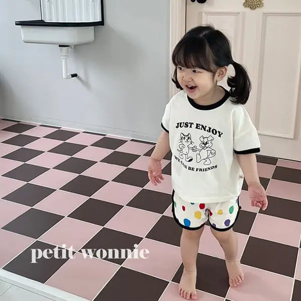 Petitwonnie - Korean Children Fashion - #kidsstore - Pebble Piping Pants