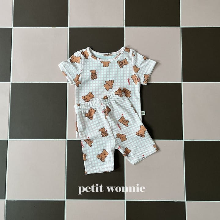 Petitwonnie - Korean Children Fashion - #kidzfashiontrend - Animal Friends Top Bottom Set - 6