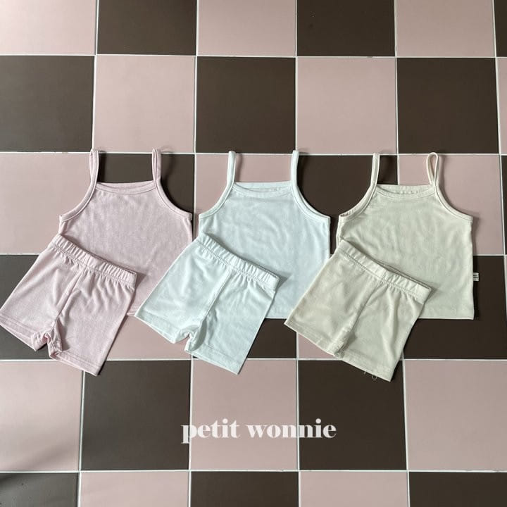 Petitwonnie - Korean Children Fashion - #magicofchildhood - Basic 1+1 Top Bottom Set - 11