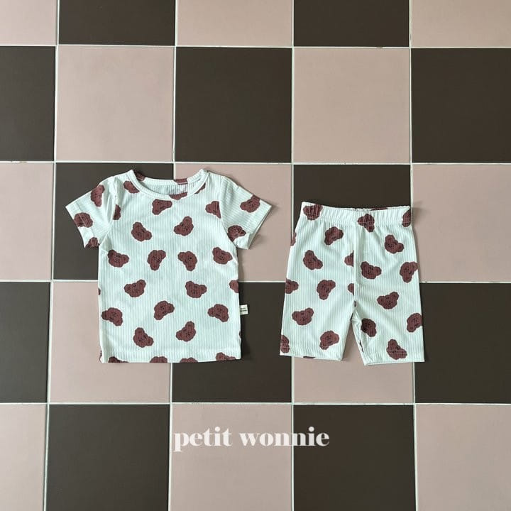 Petitwonnie - Korean Children Fashion - #magicofchildhood - Animal Friends Top Bottom Set - 9