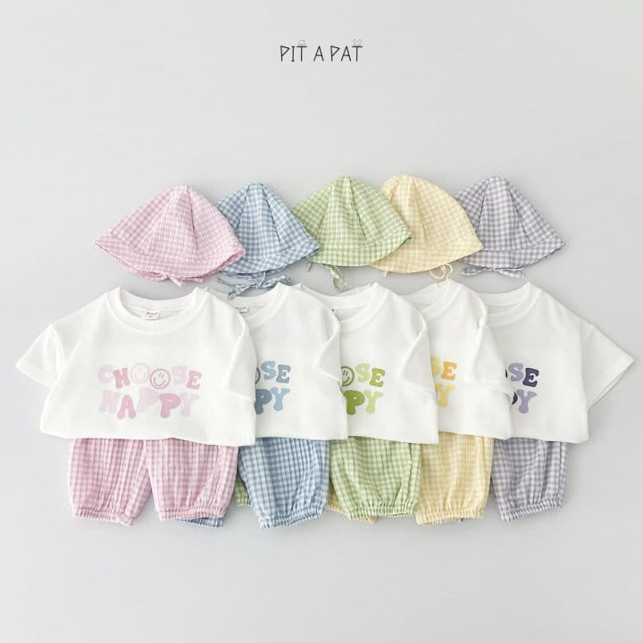 Pitapat - Korean Children Fashion - #childrensboutique - Happy Happy 3 Type Set - 3