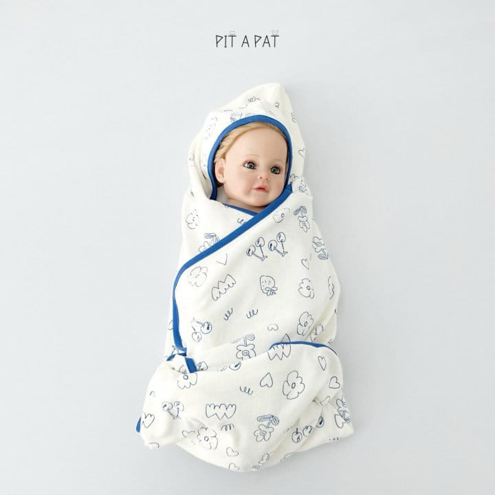 Pitapat - Korean Children Fashion - #designkidswear - Sketch Towel Gown - 9