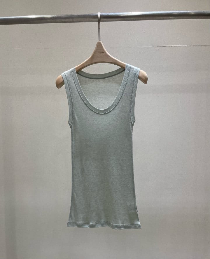 Plushong - Korean Women Fashion - #momslook - Theory Sleeveless Tee - 2