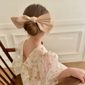 Poisson - Korean Children Fashion - #Kfashion4kids - Double Big Ribbon Pin