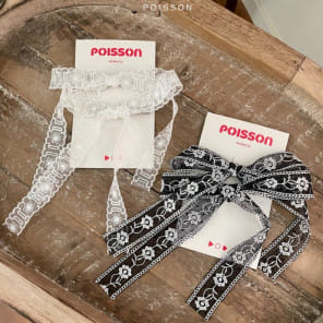 Poisson - Korean Children Fashion - #magicofchildhood - See Through Ribbon Pin Set