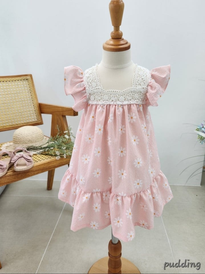 Pudding - Korean Children Fashion - #childofig - Chrysanrhemum One-Piece - 3