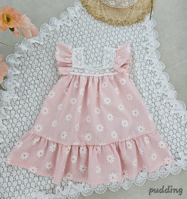 Pudding - Korean Children Fashion - #childofig - Chrysanrhemum One-Piece - 4