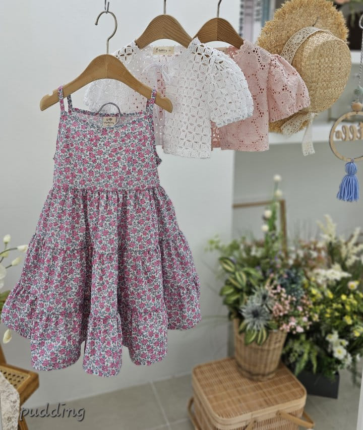 Pudding - Korean Children Fashion - #designkidswear - String One-Piece - 3