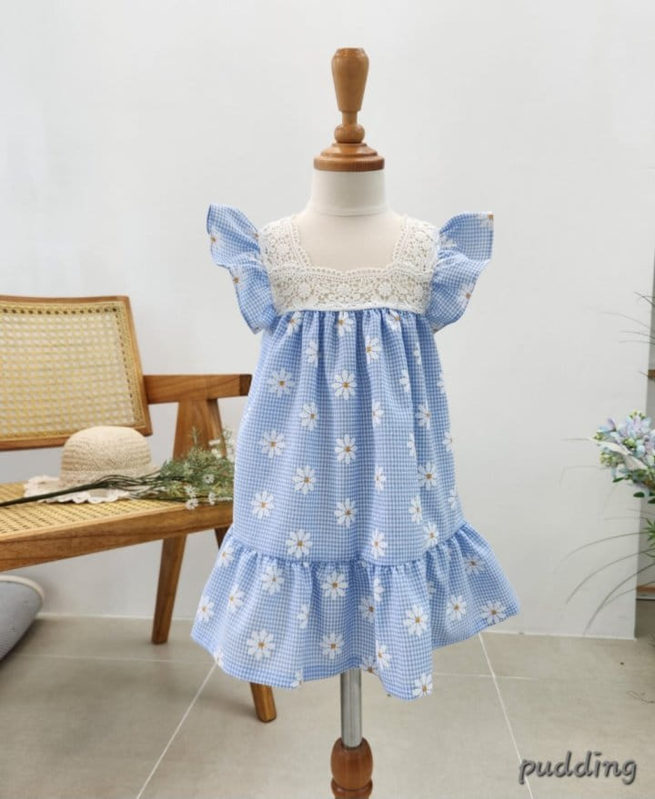 Pudding - Korean Children Fashion - #kidsshorts - Chrysanrhemum One-Piece - 8