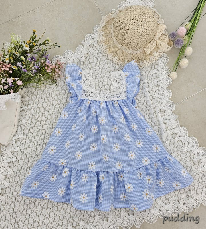 Pudding - Korean Children Fashion - #kidsstore - Chrysanrhemum One-Piece - 9