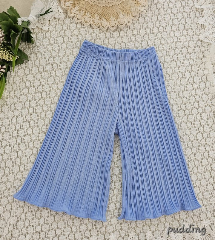 Pudding - Korean Children Fashion - #kidzfashiontrend - Wrinkle Pants - 2