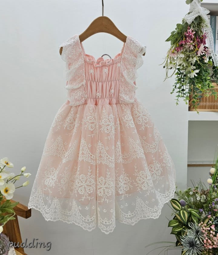 Pudding - Korean Children Fashion - #magicofchildhood - Shirring One-piece